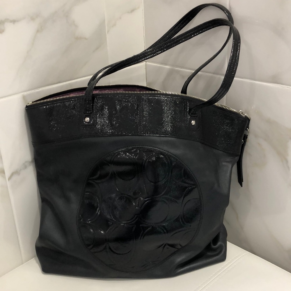 Coach black shoulder bag - tote